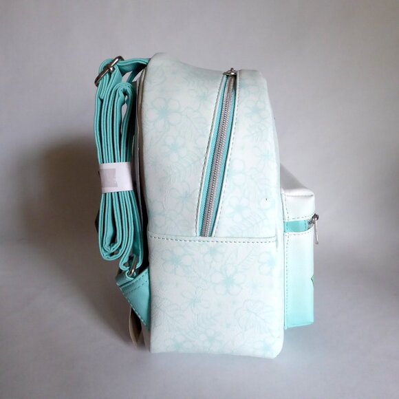 NEW LOUNGEFLY BRAND DISNEY LILO & STITCH HIBISCUS MINI BACKPACK main image 9